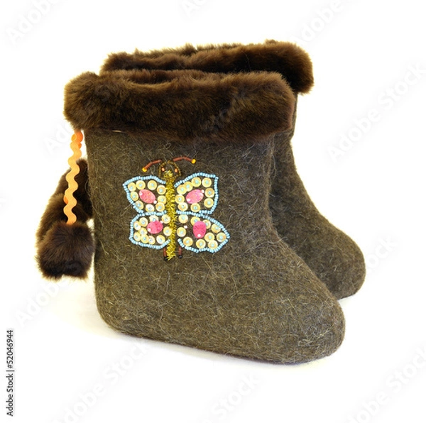 Fototapeta Children's valenki