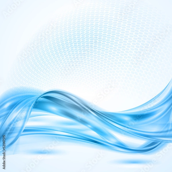 Obraz błękitne wstęgi