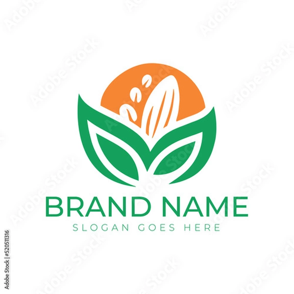 Obraz Logo Design for the Nuts Industry