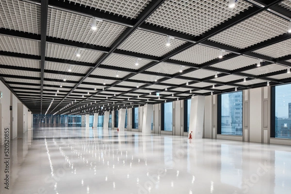 Obraz 空の大規模オフィス建築の内部