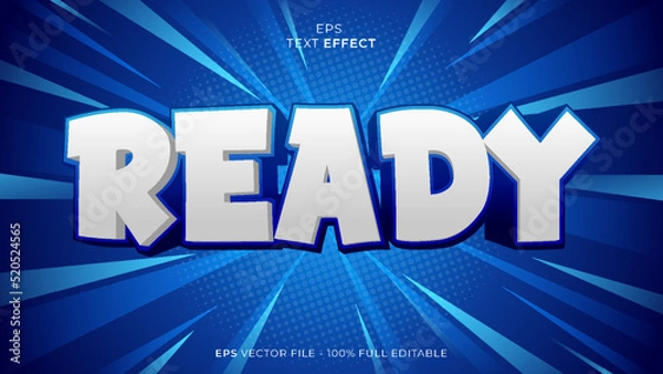 Obraz Editable ready text effect