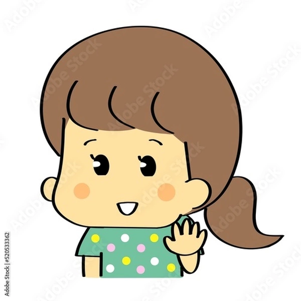 Fototapeta 笑顔の女の子