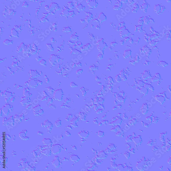 Obraz Normal map of wall material (Perfect seamless pattern)