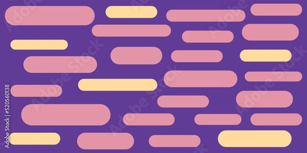 Fototapeta isolated shapes. Modern abstract pattern, colorful design. Trendy art background.