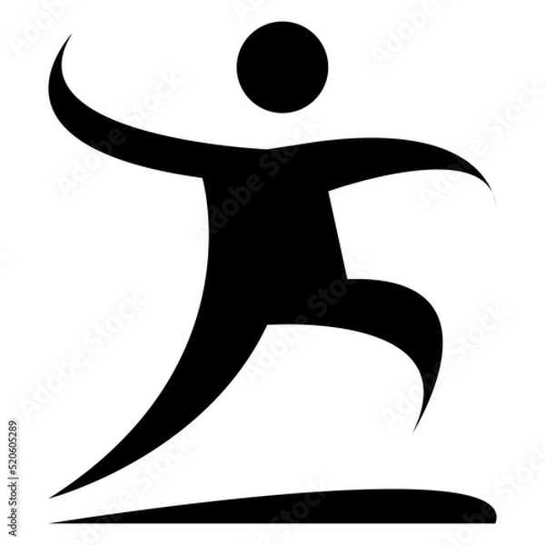 Fototapeta surf icon