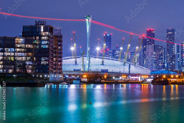 Fototapeta bridge at night