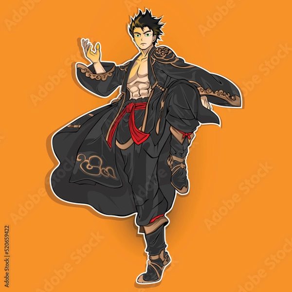 Obraz Modern warrior logo template	