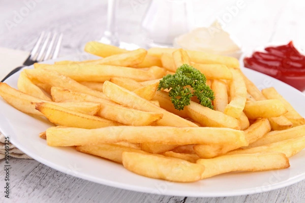 Obraz french fries and ketchup
