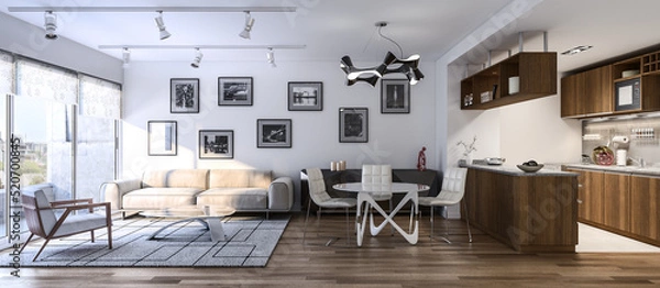 Obraz living room interior