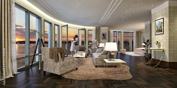 Obraz interior hotel