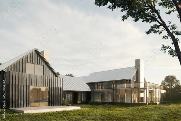 Obraz old house barn