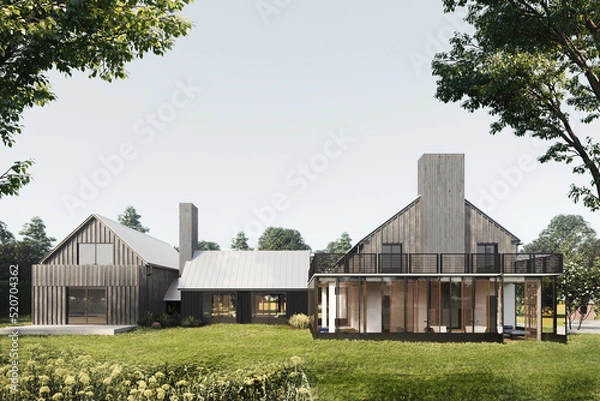 Obraz old house barn