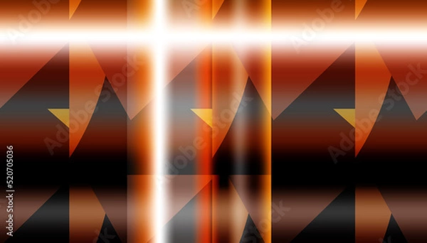 Obraz abstract orange, red and black background with waves