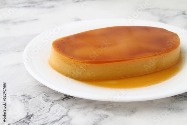 Obraz Freshly made dessert called Leche Flan