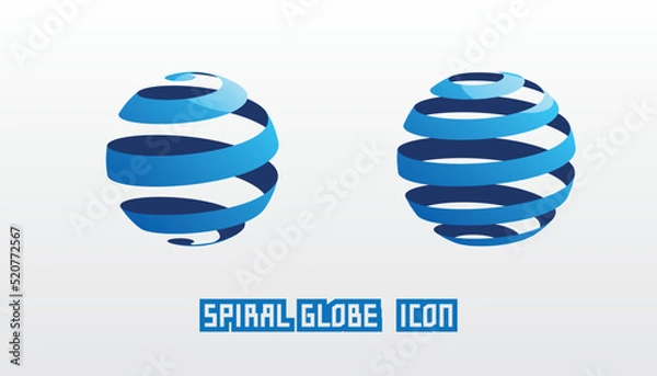 Obraz Spiral Globe Icon 