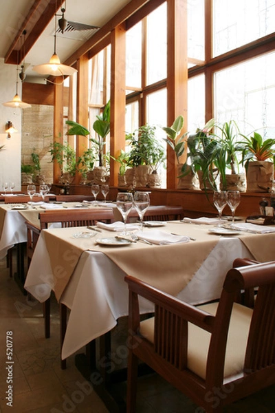 Obraz interior of restaurant