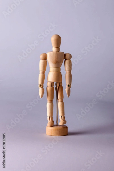 Obraz Wooden model of a human figure for drawing_4