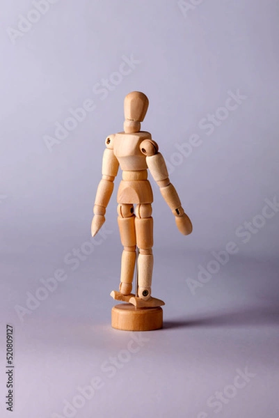 Obraz Wooden model of a human figure for drawing_6
