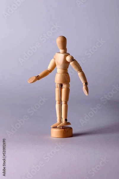 Obraz Wooden model of a human figure for drawing_7