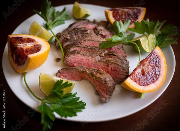 Obraz Sous Vide Citrus grilled steak