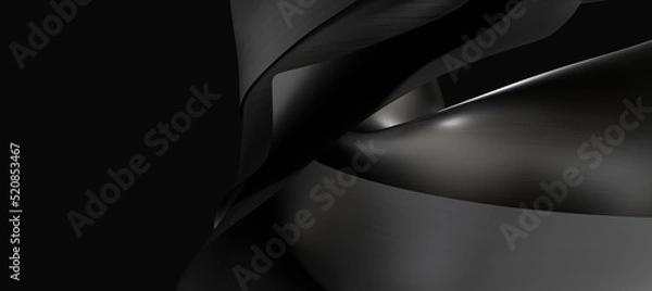 Fototapeta Splash fluid. 3d illustration, 3d rendering.