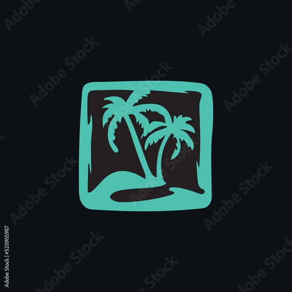 Obraz Vacation logo design. Vector image.	
