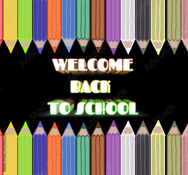 Fototapeta back to school background