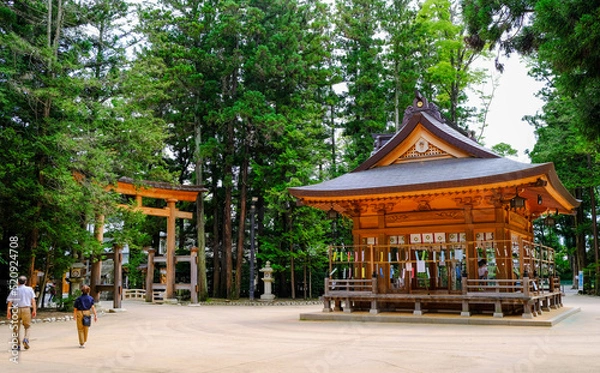 Fototapeta 穂高神社 神楽殿