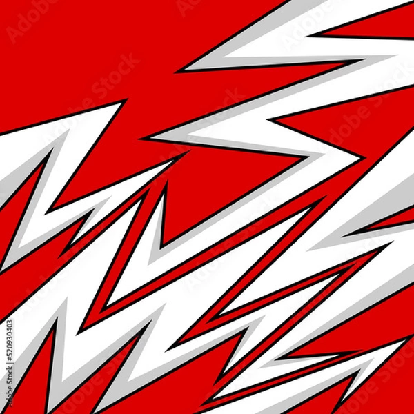 Obraz Abstract background with various sharp and arrow pattern