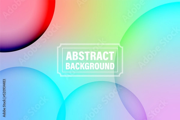 Obraz abstract gradient rainbow background