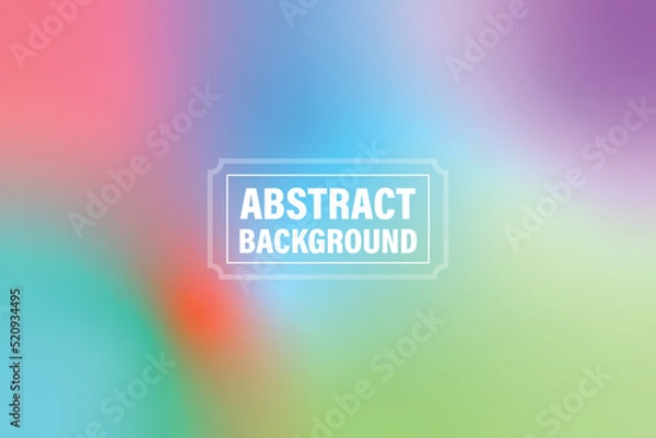 Obraz abstract gradient rainbow background