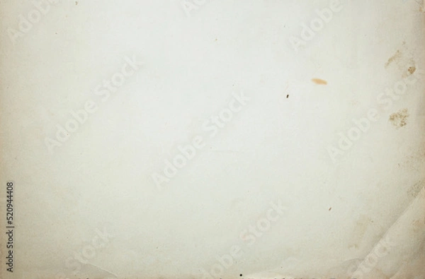 Obraz The texture of old cardboard paper with a crumpled corner and spots