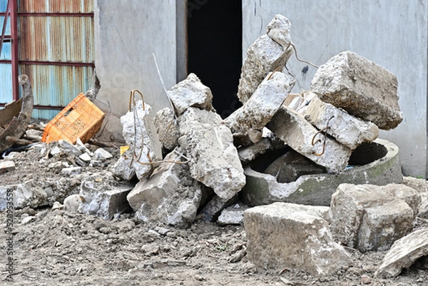 Obraz コンクリート屑
