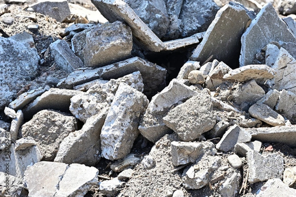 Obraz コンクリート屑
