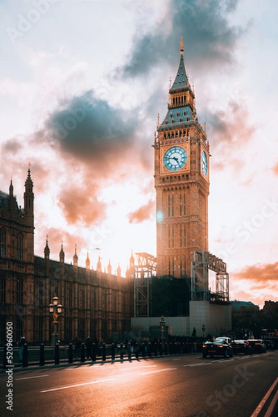 Obraz big ben at sunset