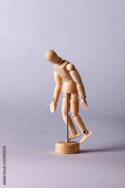 Obraz Wooden model of a human figure for drawing_20