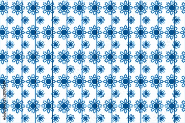 Obraz seamless pattern with snowflakes