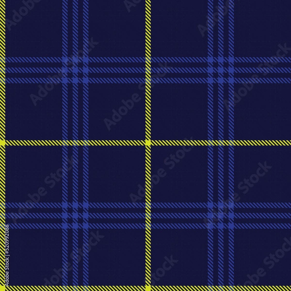 Obraz Yellow Minimal Plaid textured Seamless Pattern