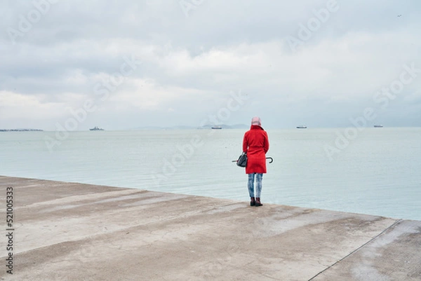 Obraz Red Coat, TURKEY