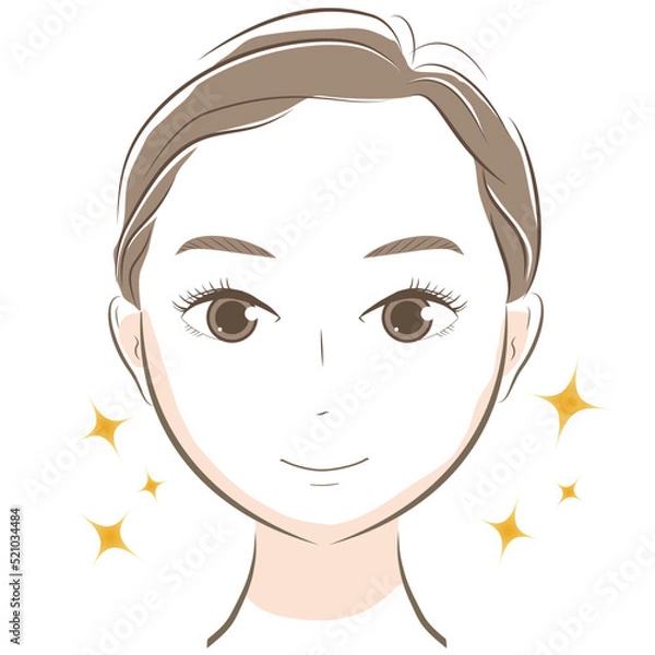 Fototapeta [美容・スキンケア]美肌の女性