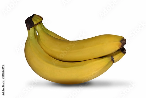 Fototapeta Bunch of bananas isolated on white background