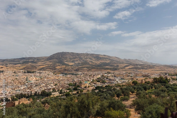 Obraz Panoramic view over Fes, Morocco