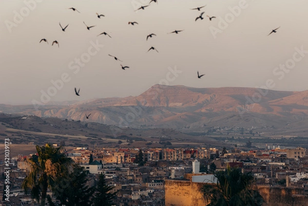 Obraz Panoramic view over Fes, Morocco