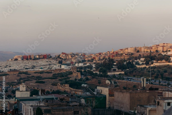 Obraz Panoramic view over Fes, Morocco