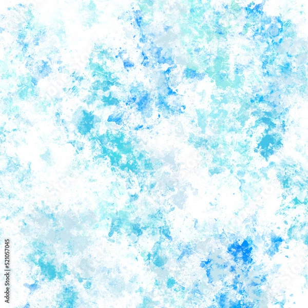Obraz 水色のスプラッシュのグラフィック素材、InstagramなどSNS投稿の背景