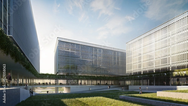 Obraz modern office buildings