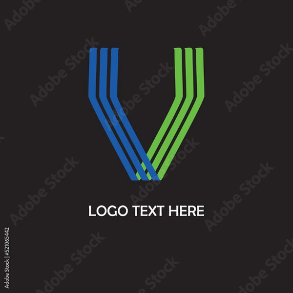 Obraz abstract logo design