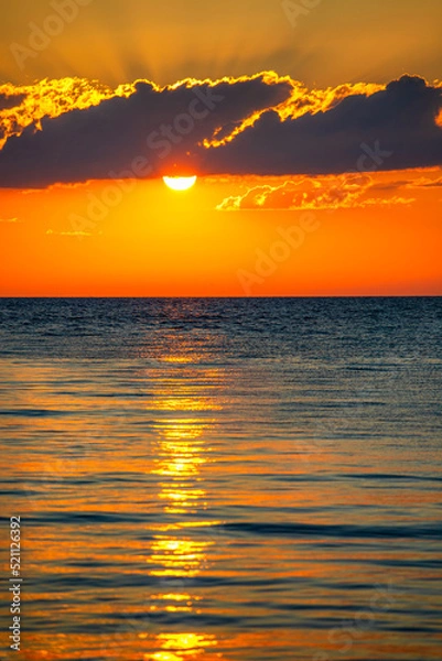 Obraz Lake Michigan sunset 