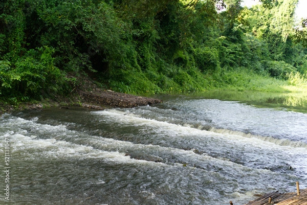 Obraz Small barrage dams for water