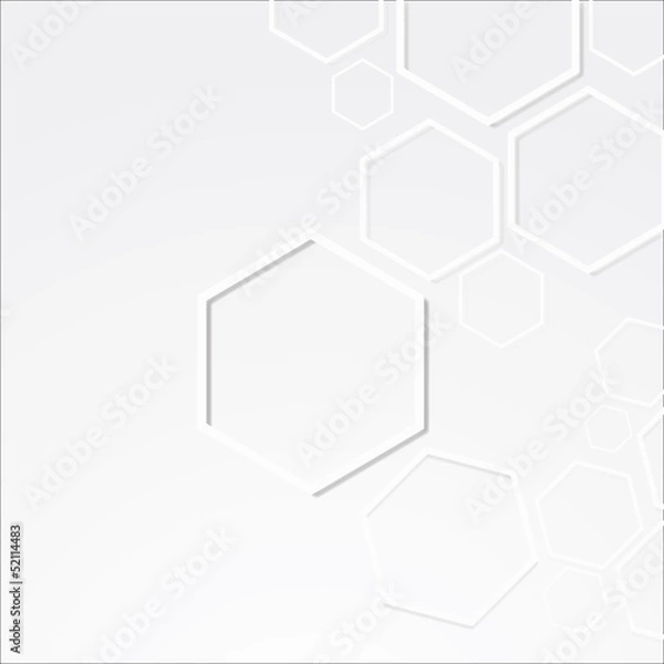 Fototapeta Molecular abstract structure